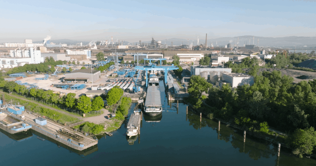 Hafen in Linz