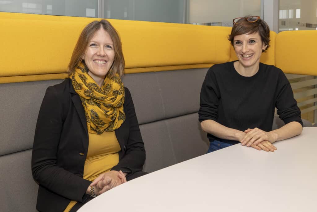 Barbara Pirker und Bettina Widlar im Portrait