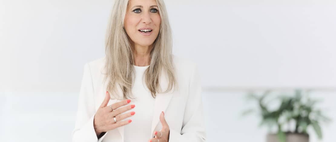 Geschäftsführerin Ilse Hirt im Gespräch